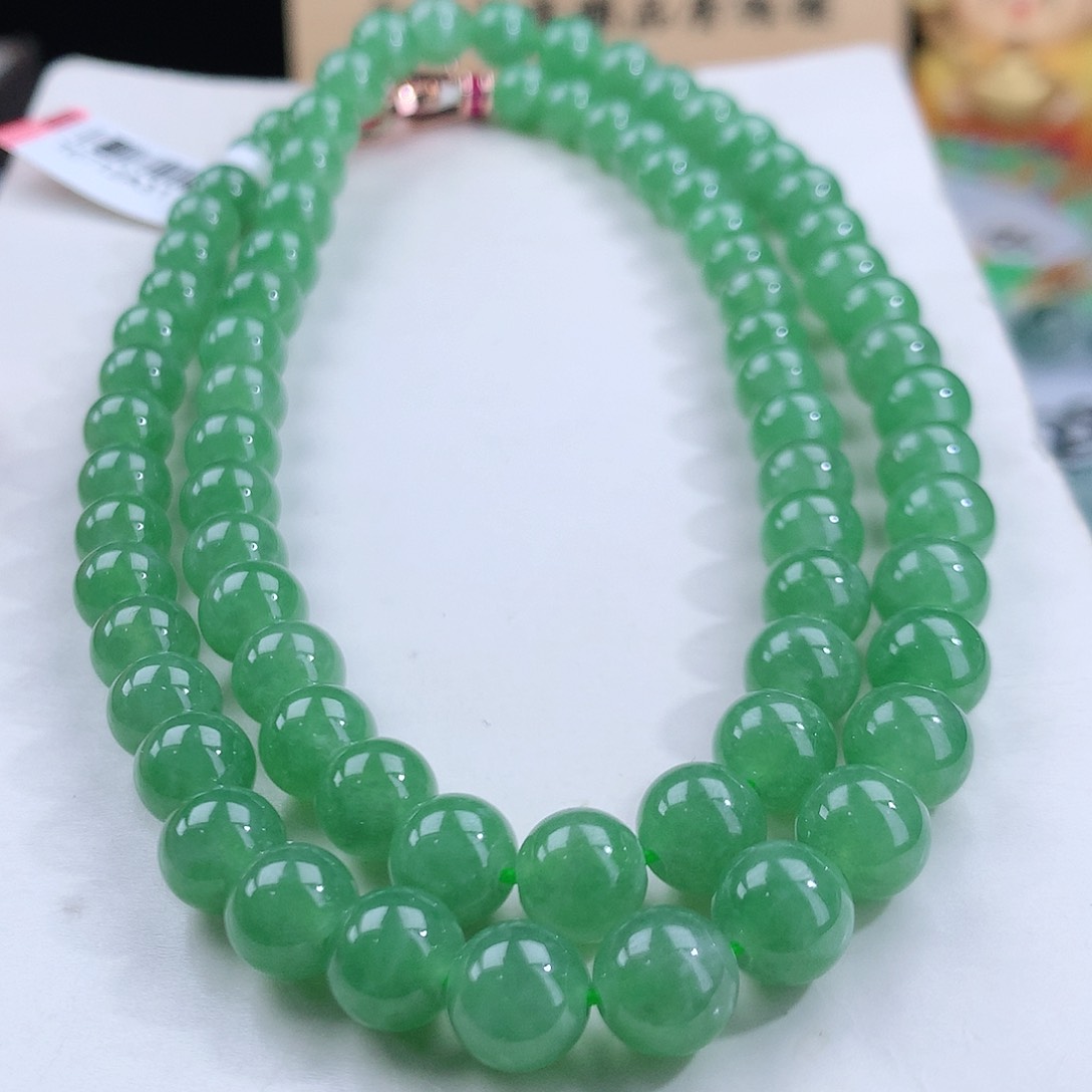 翡翠手链未镶嵌卡8