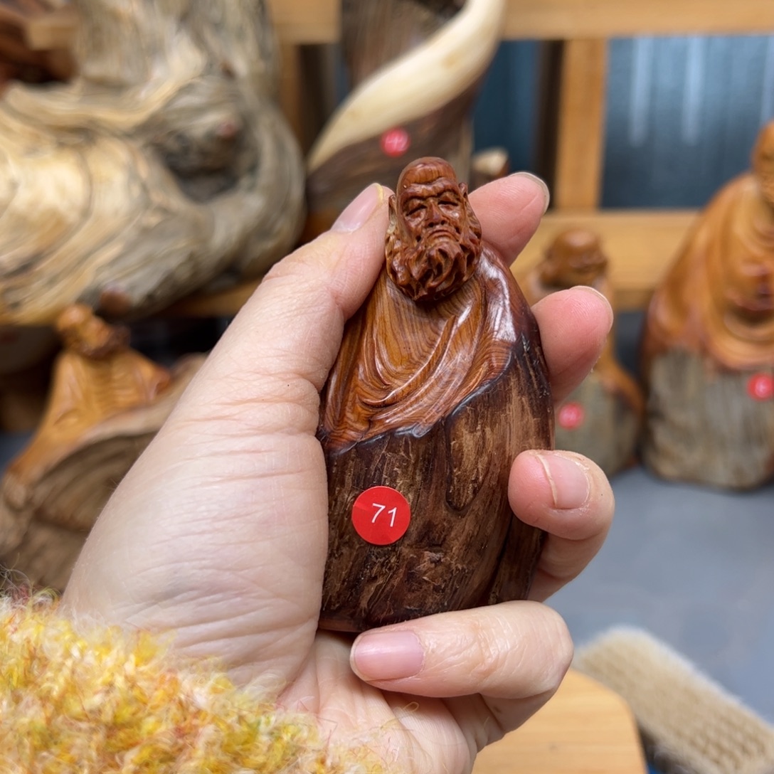 柏木崖柏木摆件手把件，21