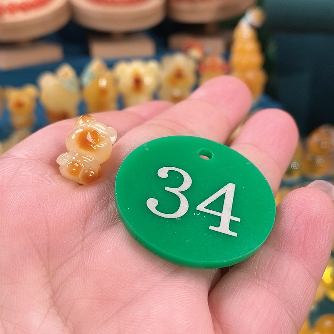 琥珀颈饰未镶嵌最***觉裸石