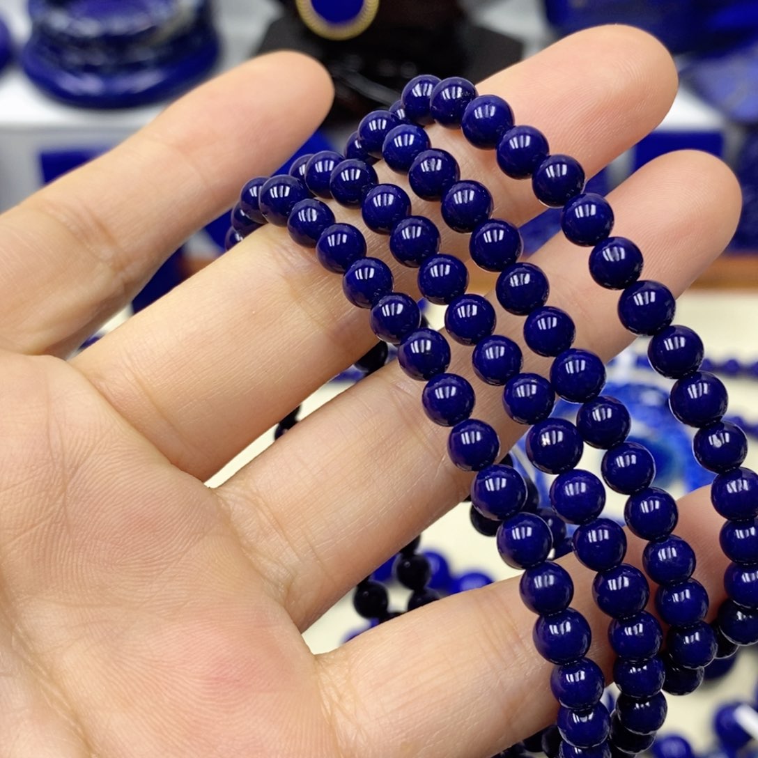 青金石手链未镶嵌大**姐