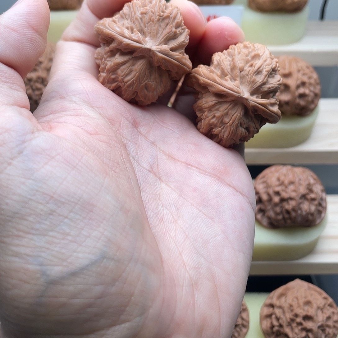 吊坠文玩核桃38全品白狮子