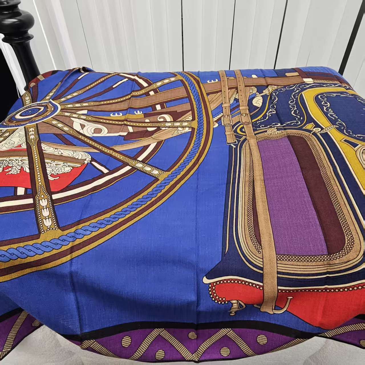 99新 Hermes/爱马仕 海囤J/爱马仕丝巾/140*140/my50761