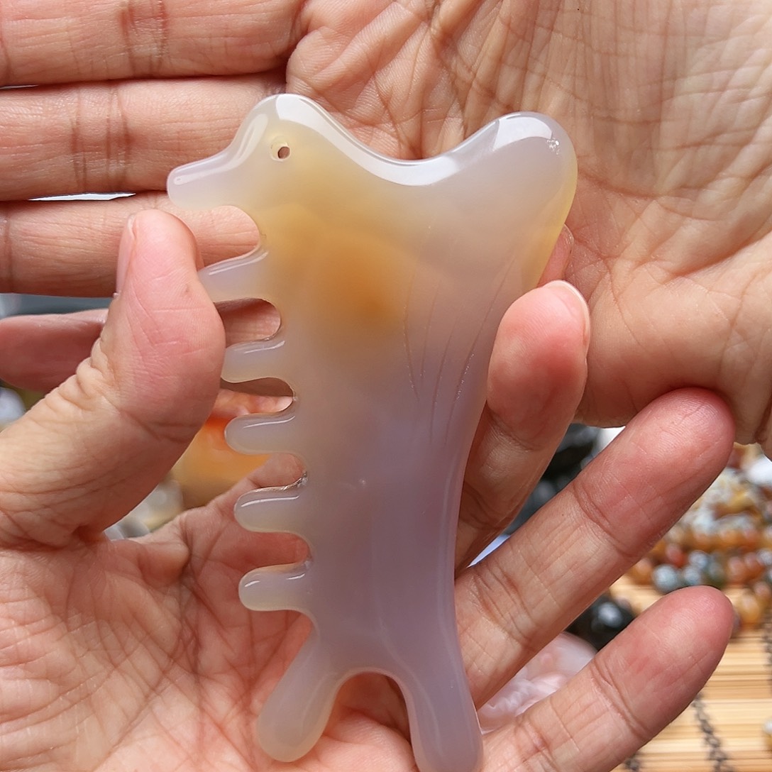 未镶嵌玛瑙/玉髓珠宝半成品