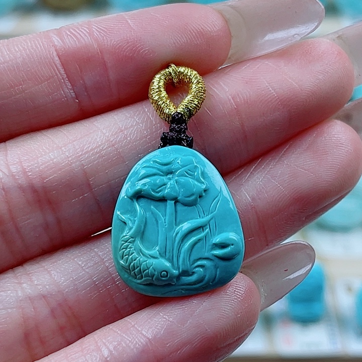 未镶嵌绿松石珠宝奇石