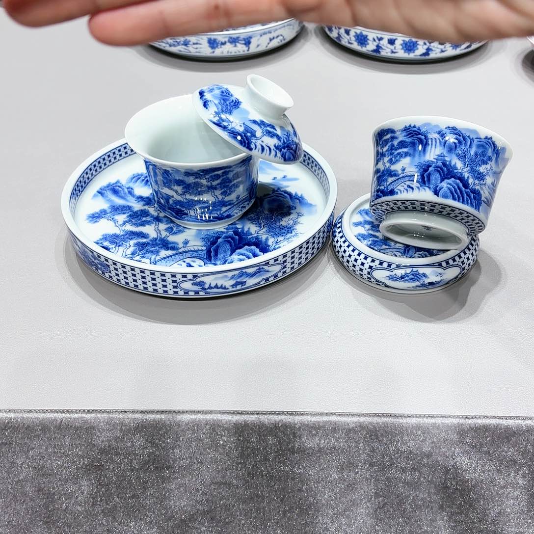 盖碗景德镇高温茶具