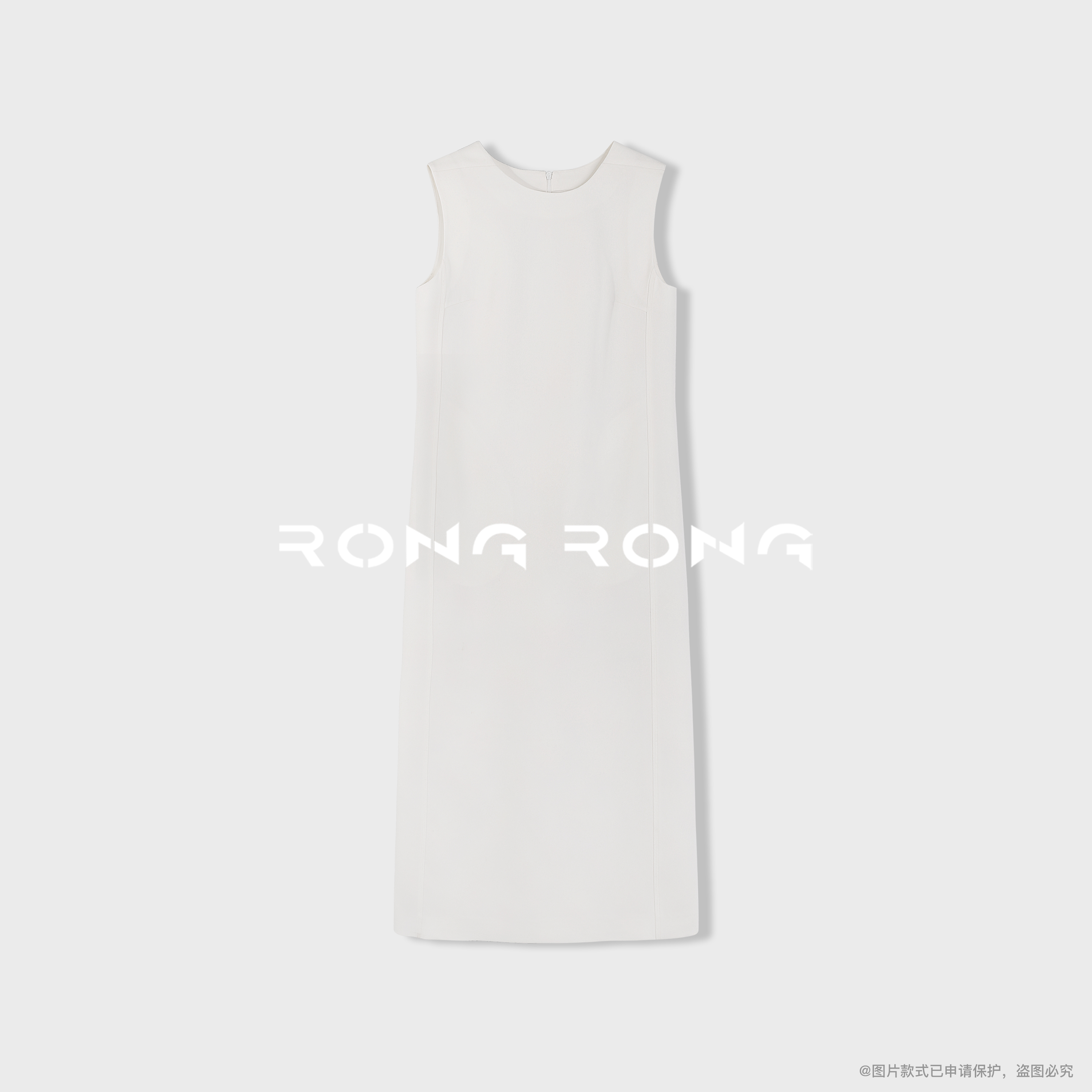 溶溶【夜宴浮光】RONGRONG 醋酸混纺法式极简无袖连衣裙NARA-WOP519