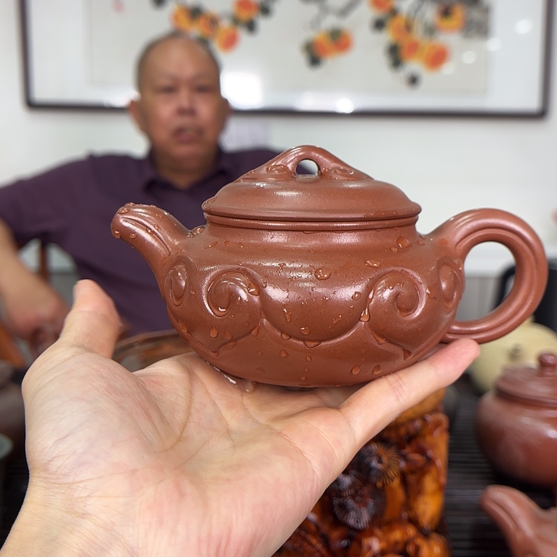 茶壶紫砂万兆元老师350cc底槽清