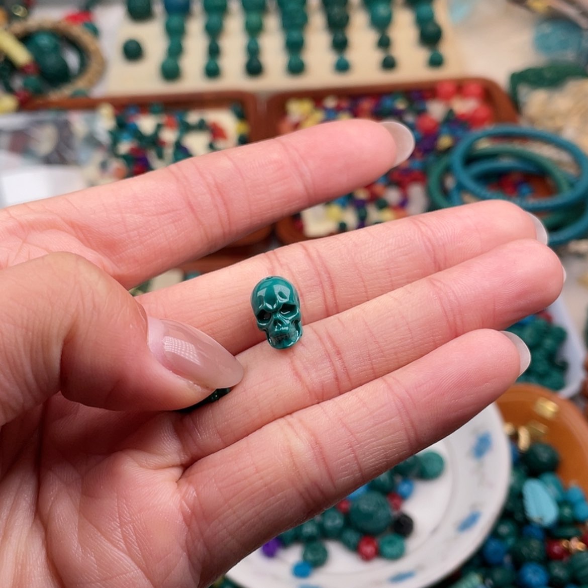 【闪购商品】琉璃非金属8尺寸骷髅