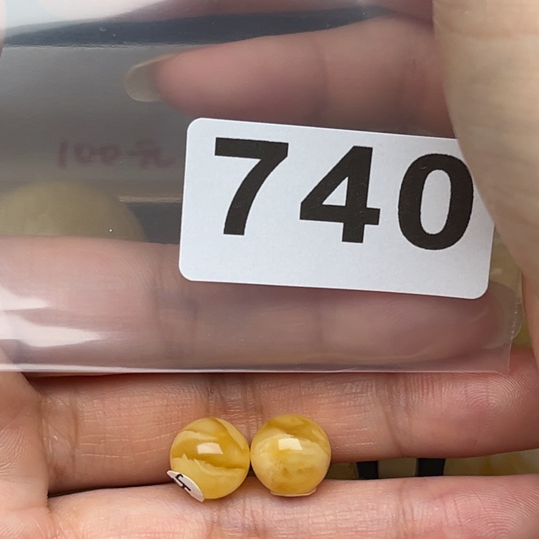 蜜蜡裸石未镶嵌涓*蜜蜡