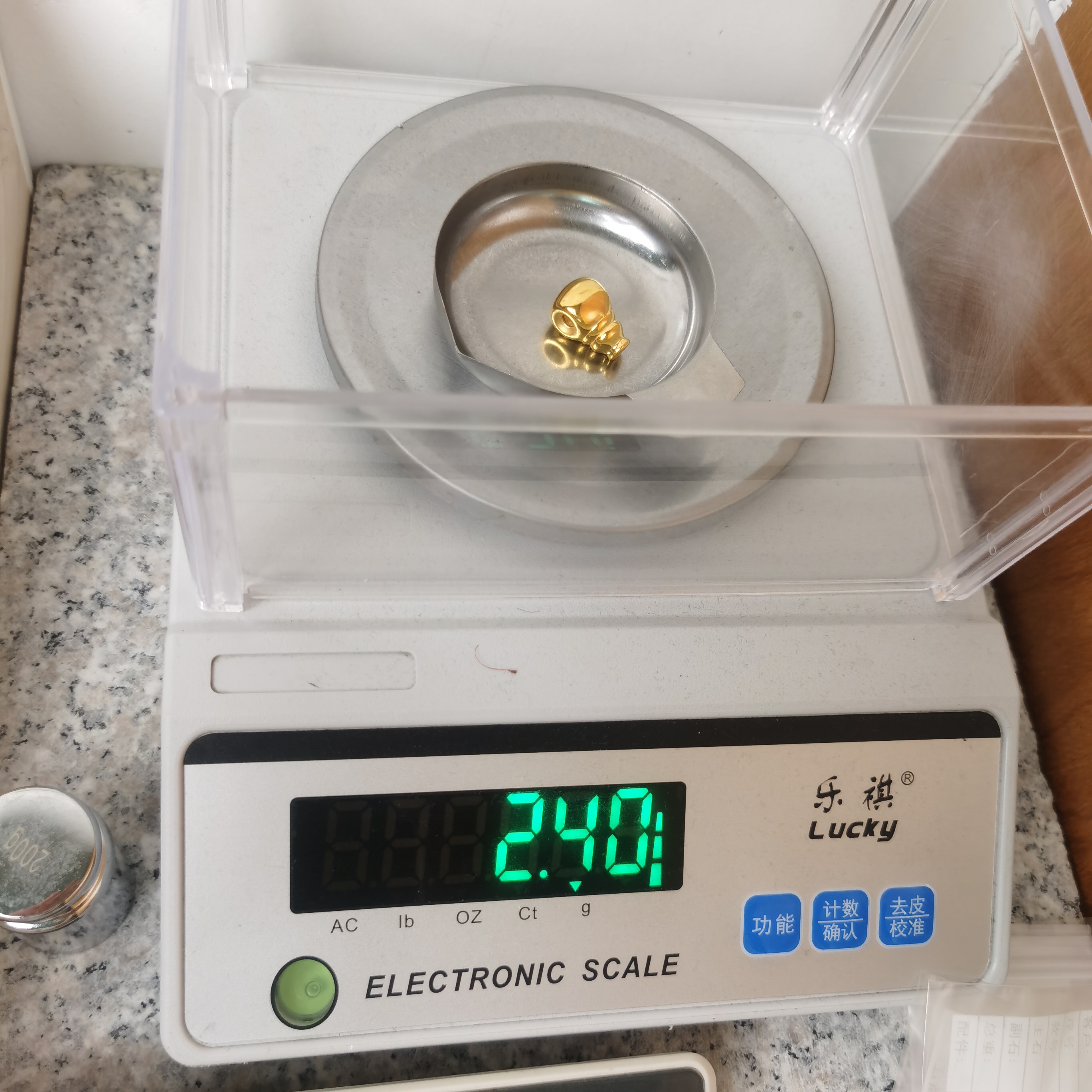 足金黄金文玩配饰