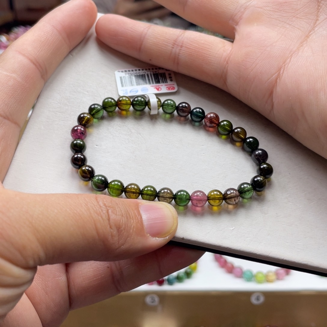 碧玺手串未镶嵌6mm.mmmmmmmmm