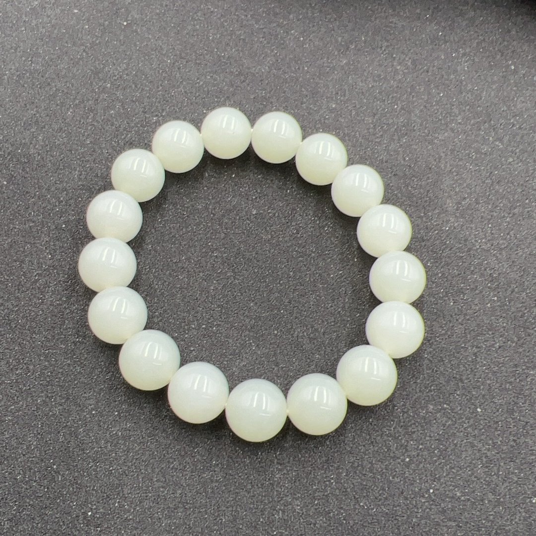 BY0114FWJS300 和田玉手串