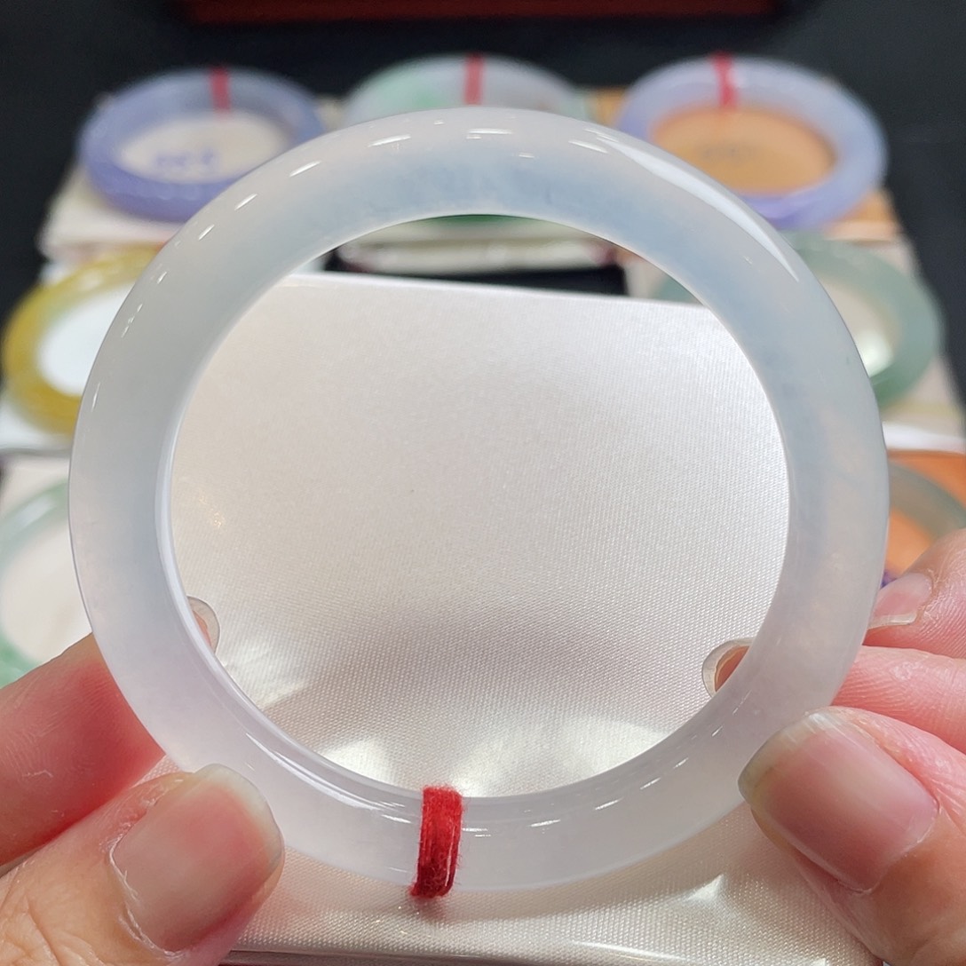 翡翠手镯未镶嵌13号圆条