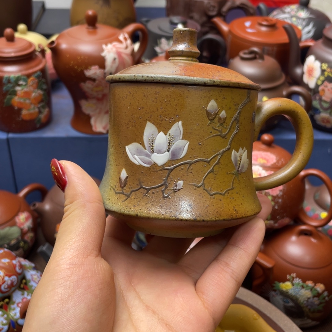 紫砂茶杯紫砂主人杯200cc