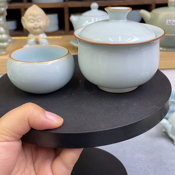 陶瓷杯子两才盖碗➕中号禅定杯