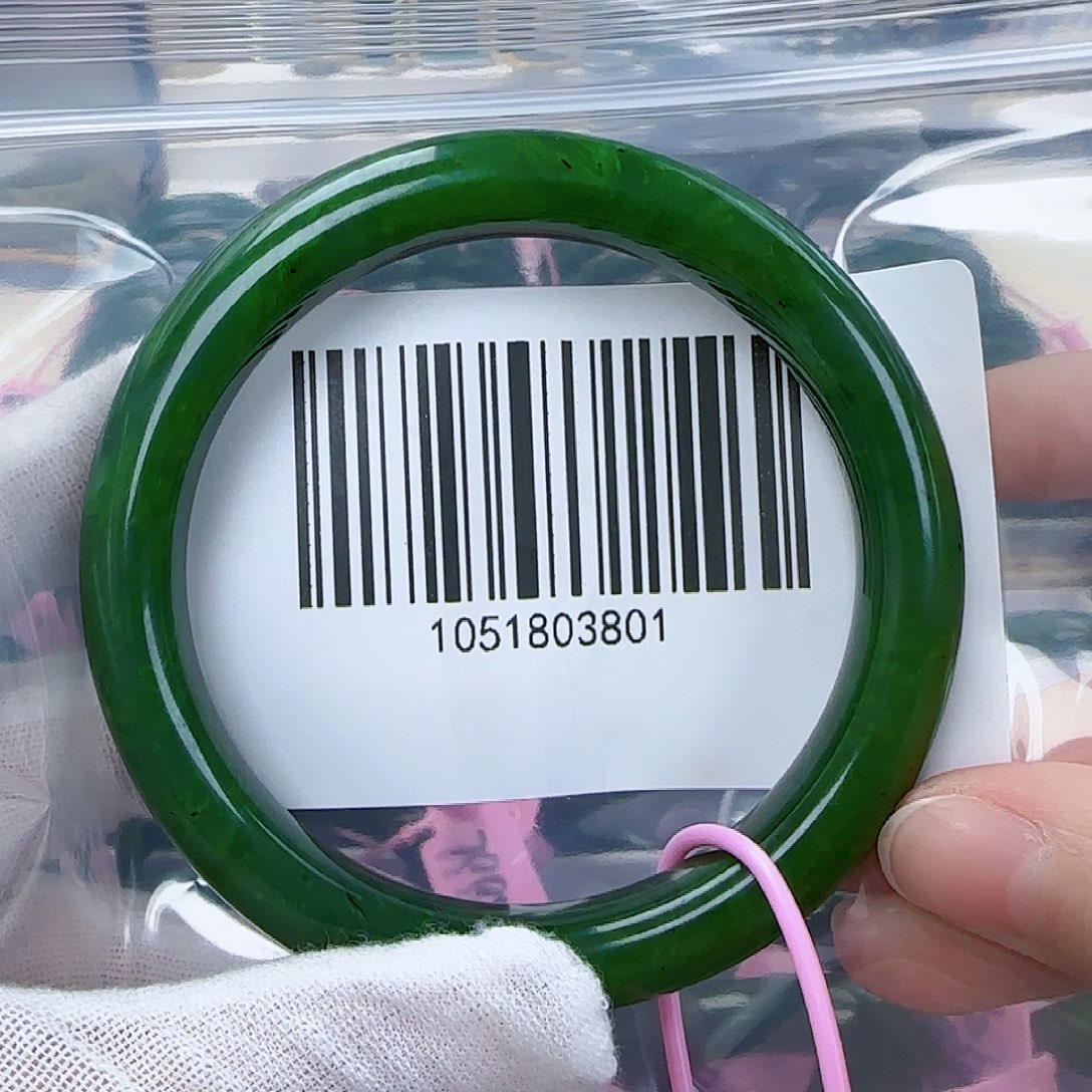 和田玉（碧玉）手镯未镶嵌63