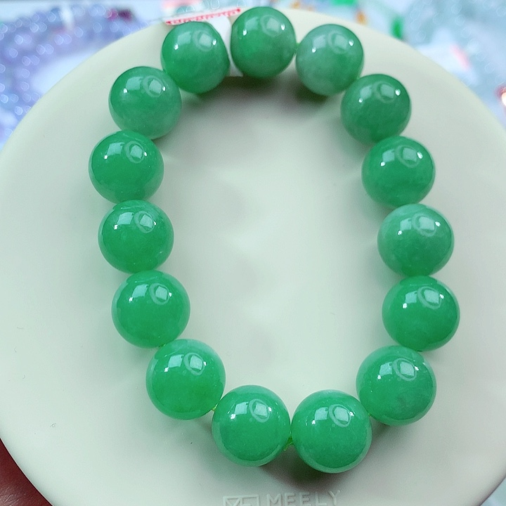 翡翠未镶嵌手链卡13