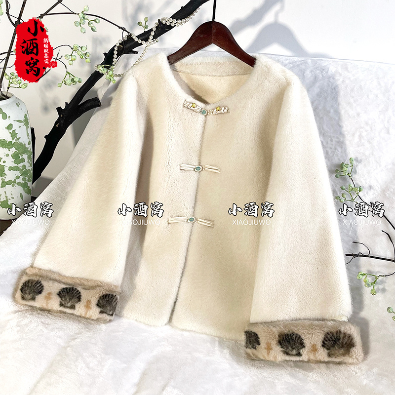 [木兰辞-外套]小酒窝新国风 新中式气质时尚外套-64袖长55