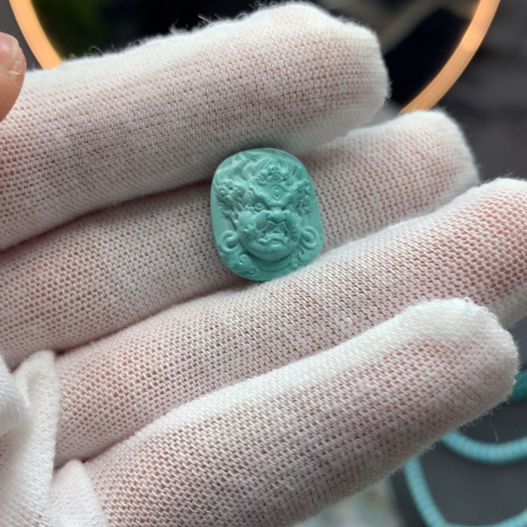 绿松石挂件未镶嵌