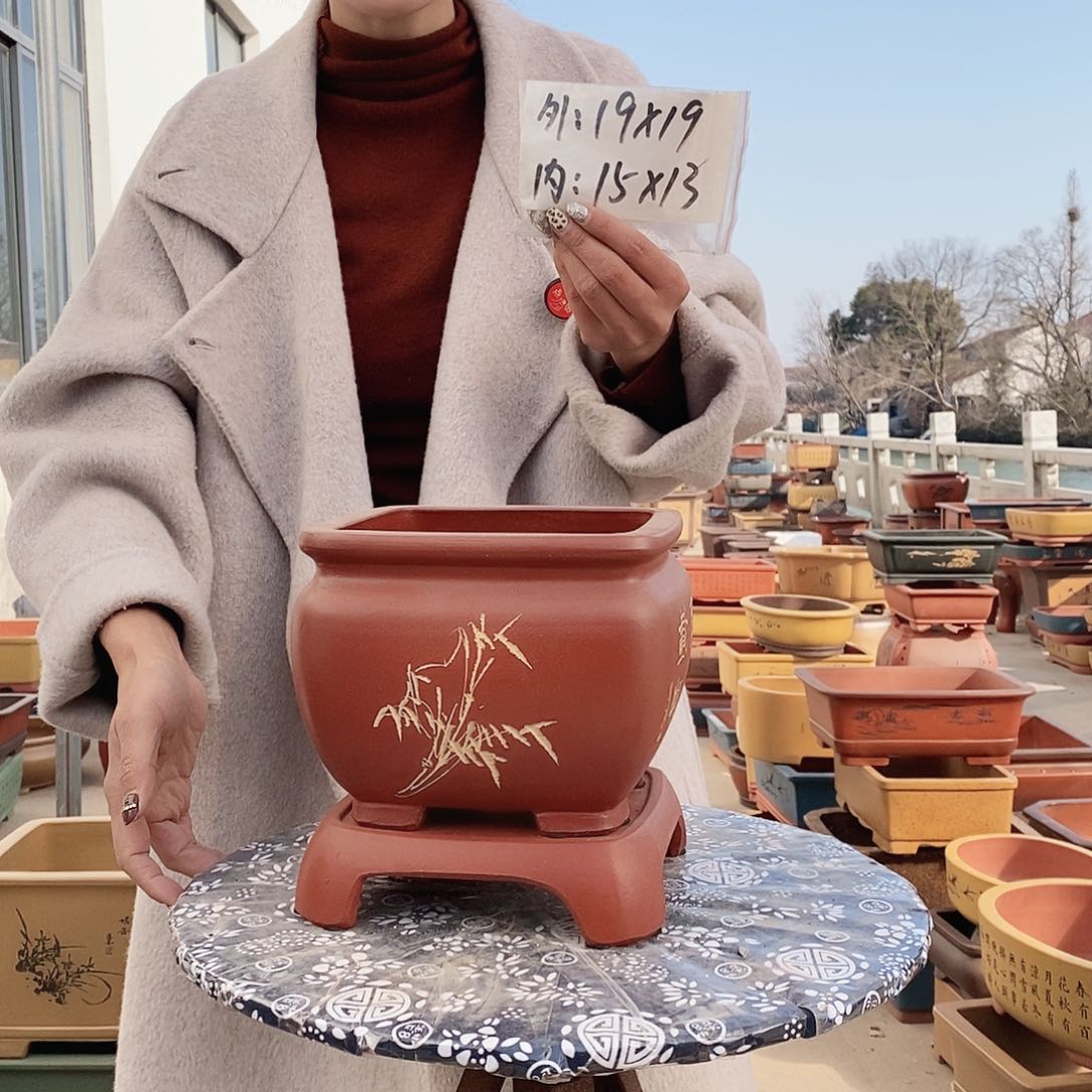 紫砂花盆紫砂花盆