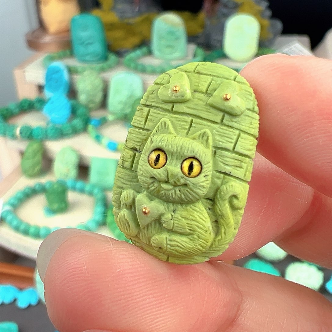 绿松石未镶嵌主播万珍