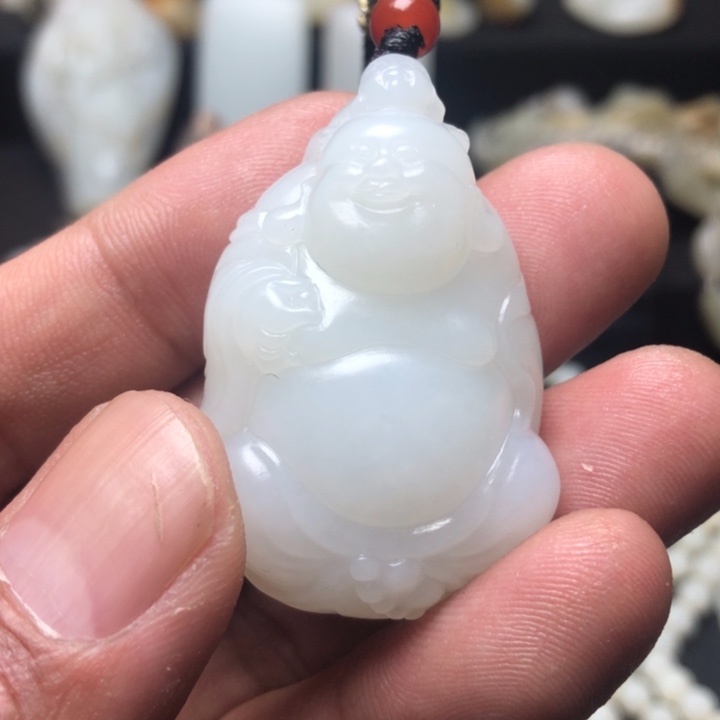 和田玉（白玉）颈饰未镶嵌