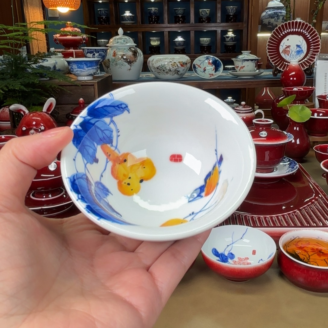 闻轩坊开播福利杯 精品葫芦压手杯