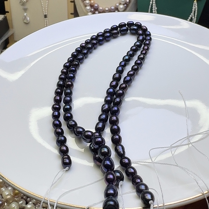 淡水珍珠耳饰合金