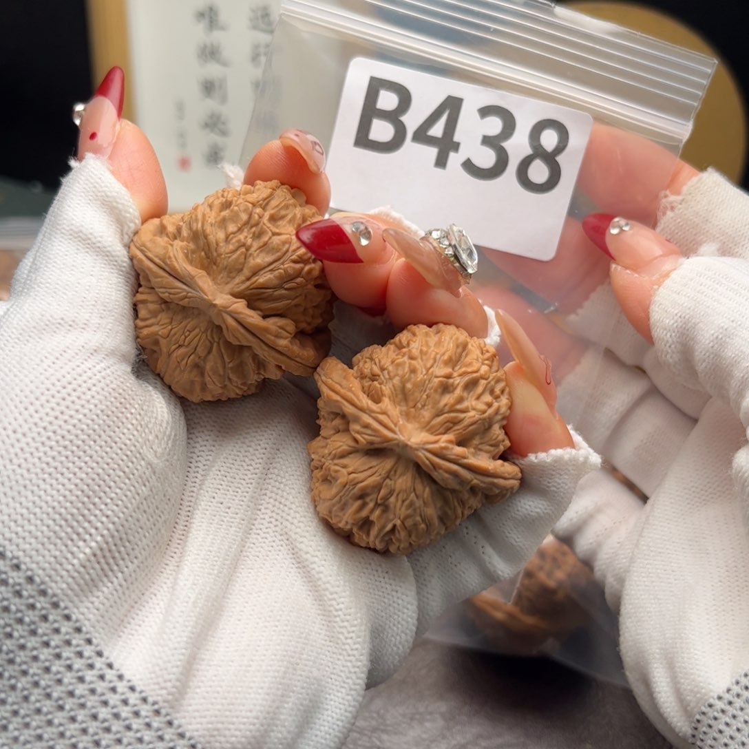 文玩核桃把件39白狮子b 438