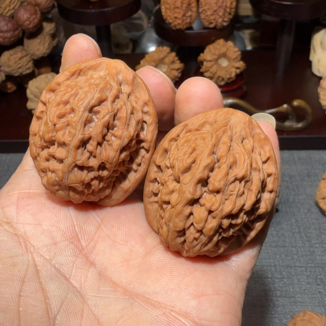 把件文玩核桃H*H莲花40修尖