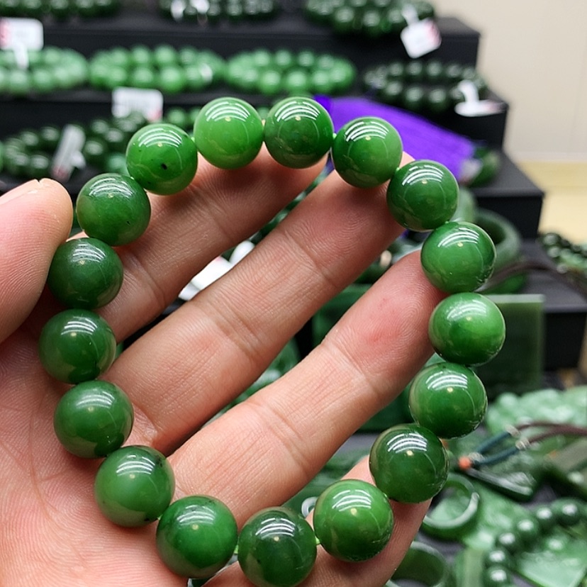 【闪购商品】和田玉（碧玉）手链未镶嵌