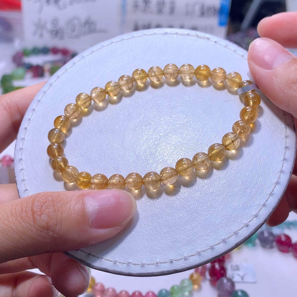 【闪购商品】未镶嵌手链碧玺6.1m