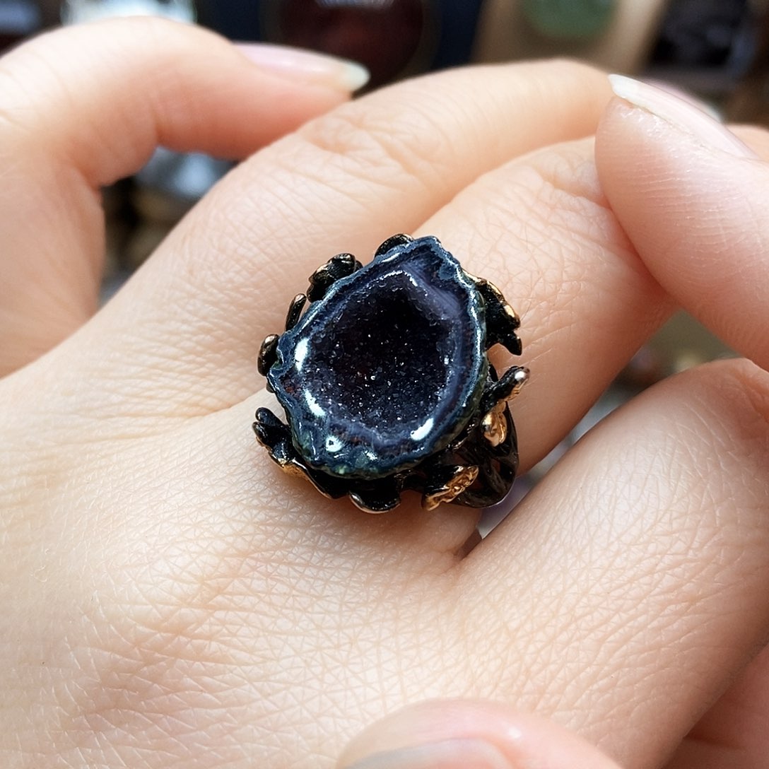 水晶戒指银S925镶嵌?***?