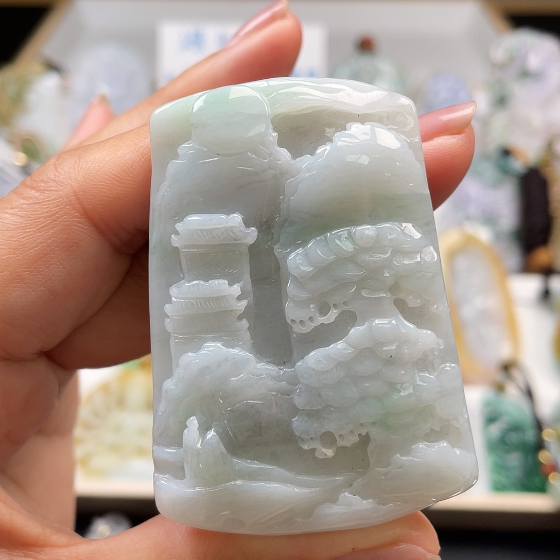 翡翠吊坠(不含链)未镶嵌