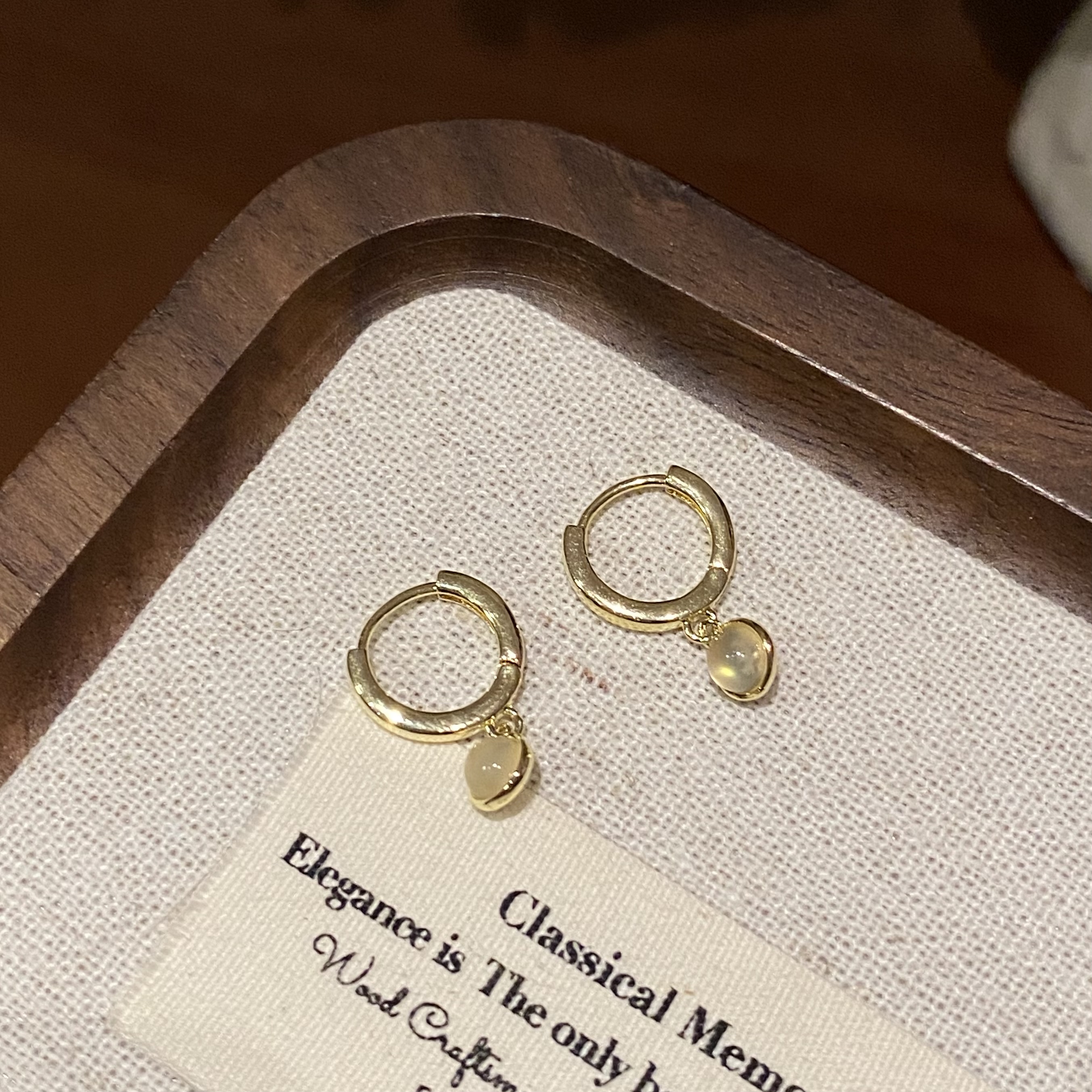 【温柔耳扣】气质小巧个性设计感耳环A1278