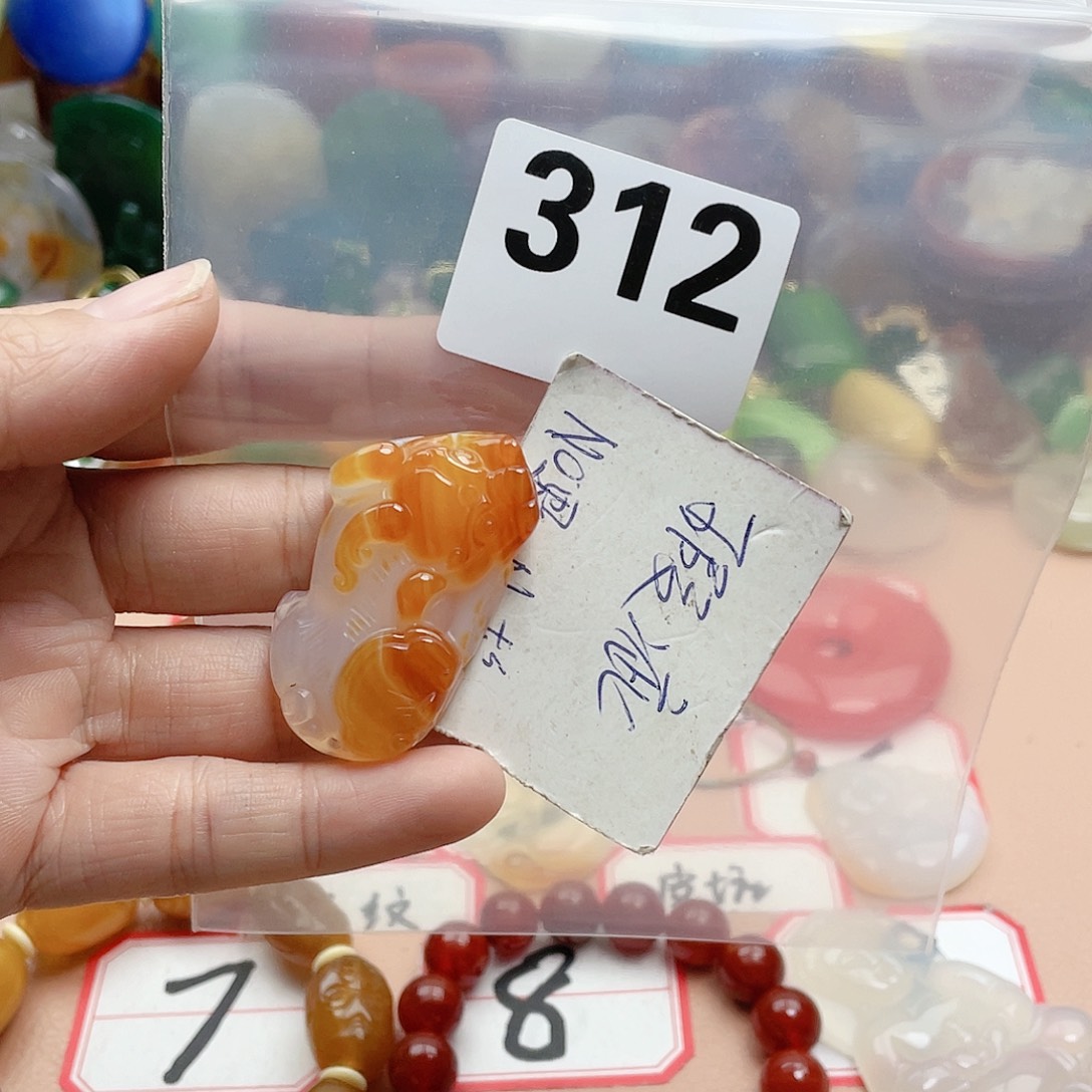 合金颈饰玛瑙/玉髓一****