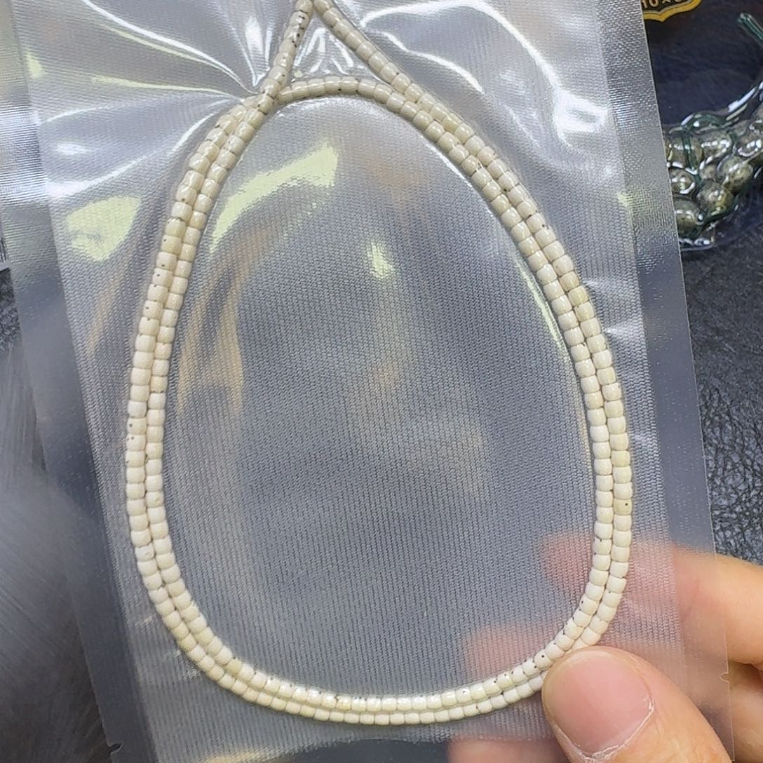 无***欢星月菩提手串4*3原生态数星星长串（缩尺