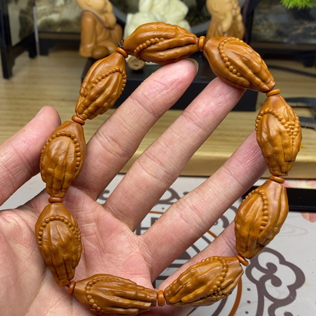 橄榄核手串/手链橄榄核雕工艺手串