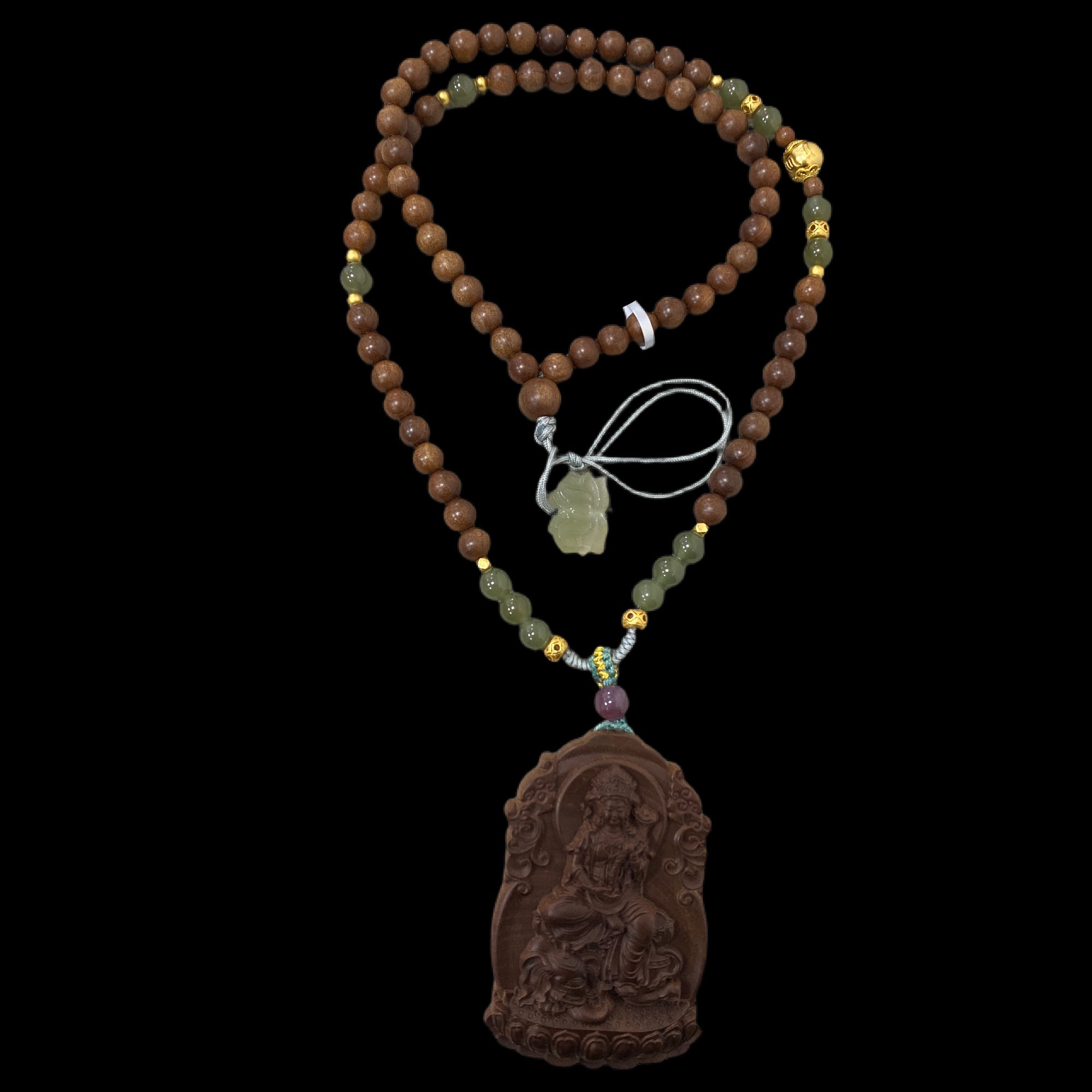 N4662山檀项链普贤孤品