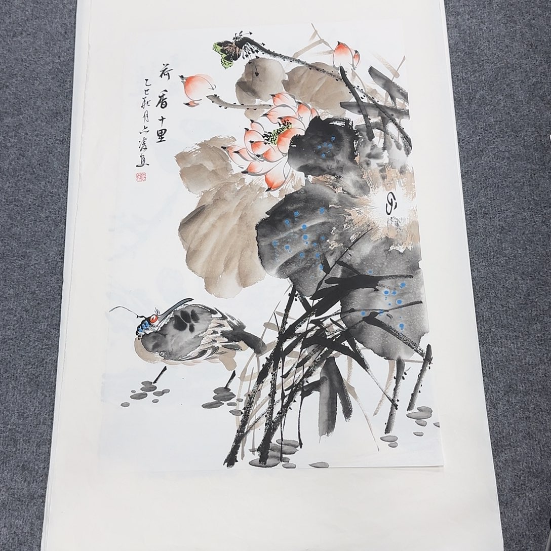 国画68*45纯手绘刘亦凌