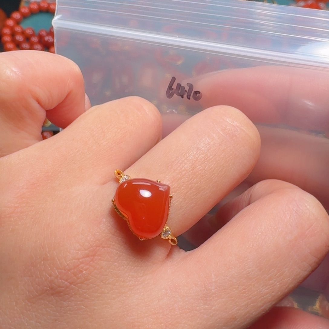 南红玛瑙南红银S925镶嵌