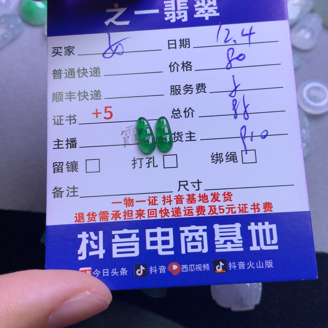 颈饰未镶嵌翡翠女****O