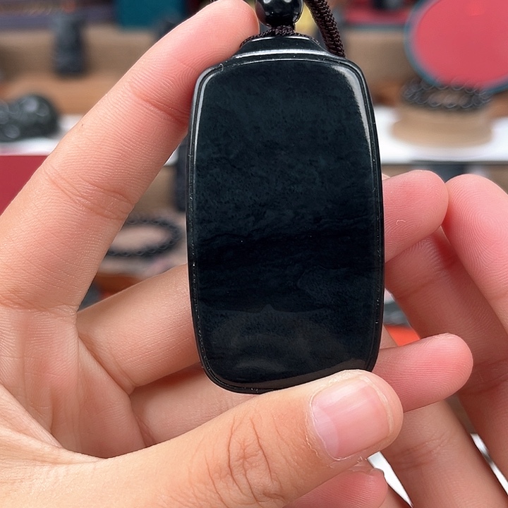 和田玉未镶嵌颈饰无事牌意境牌36牌