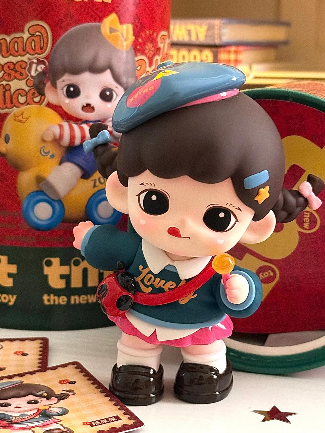 【2小雅拆盒7.31】氧氧来啦正品潮玩列摆件【标签带黑字不拆】