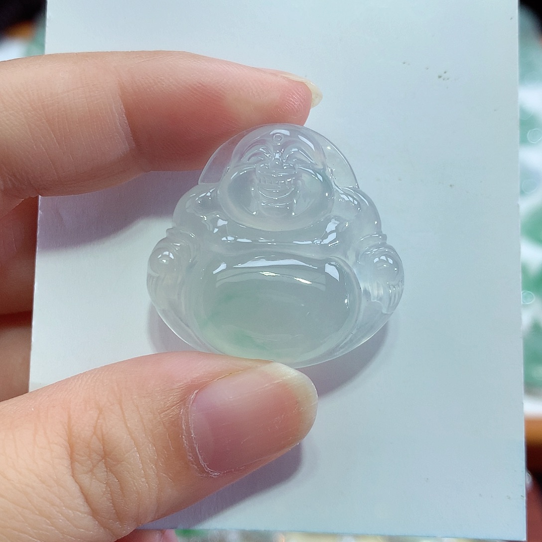 颈饰未镶嵌翡翠佛