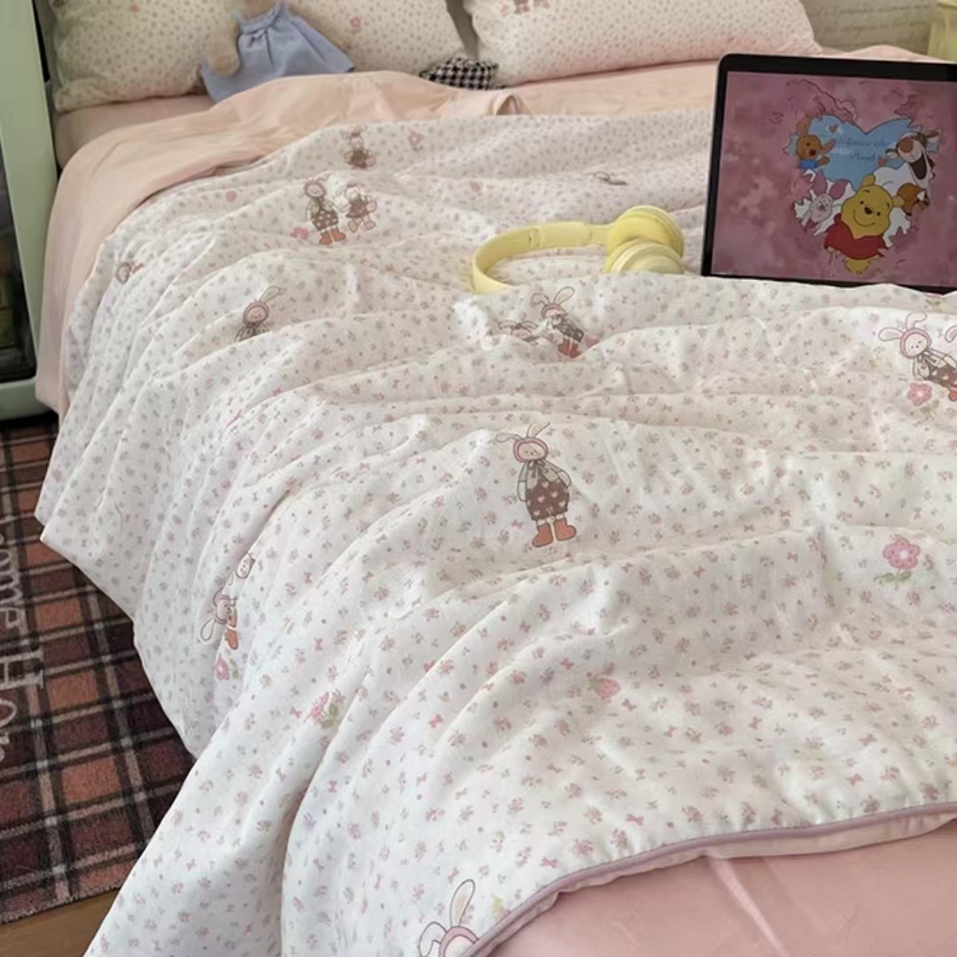 【芭比兔凉皮夏凉被】200*230四季柔软透气夏凉被空调被