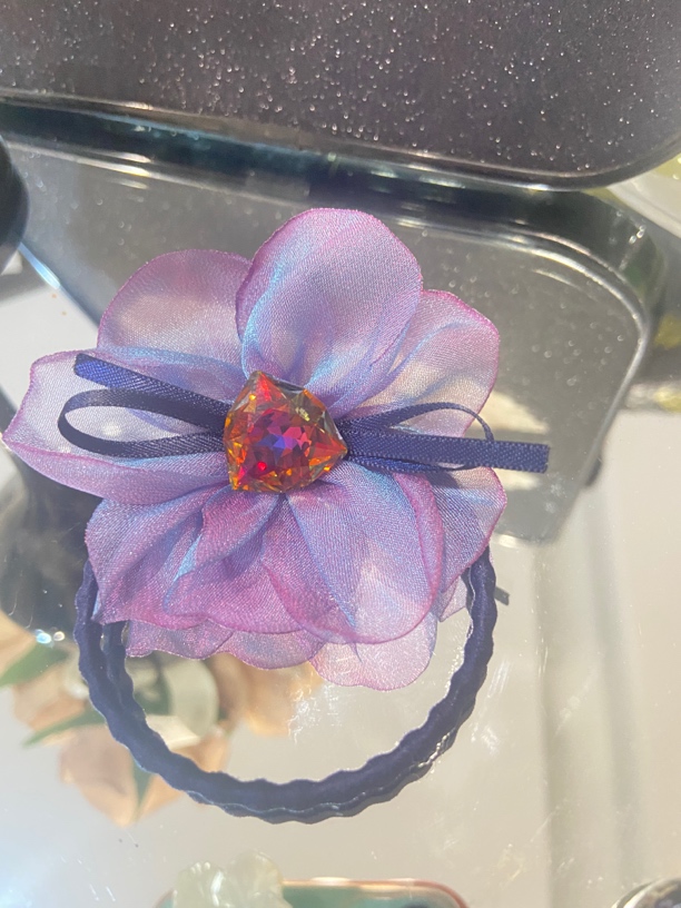 女人味道韩国施家水晶发圈H801