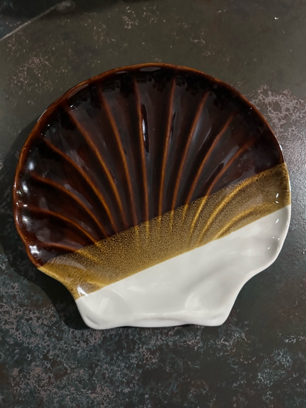 全新日式和风创意陶瓷寿司牛排烤串贝壳盘炸盘日料餐具陶瓷餐盘