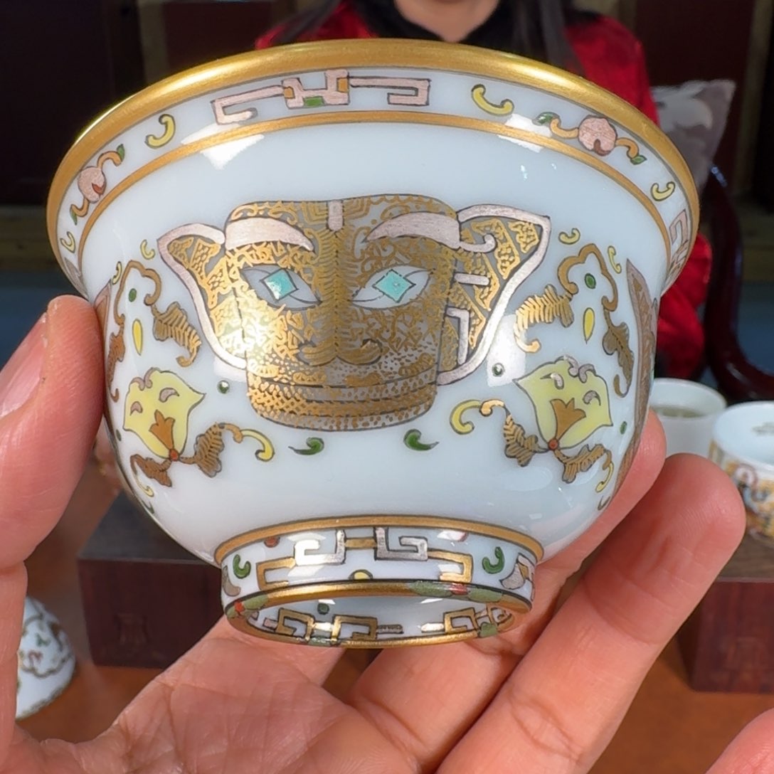 成窑青白瓷茶器精品