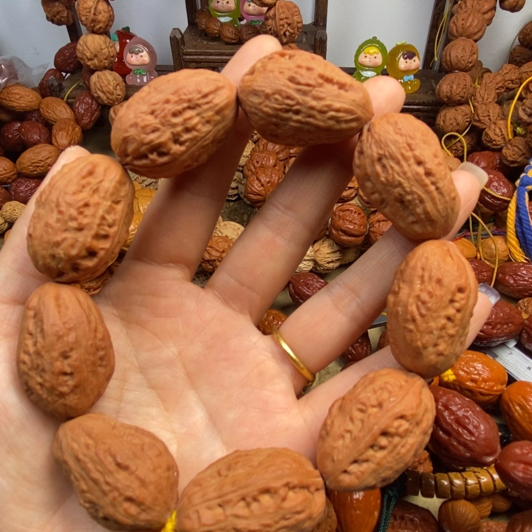 吊坠文玩核桃白茬无边大枣文玩核桃